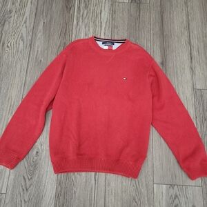 Tommy Hilfiger Red Crewneck Sweater